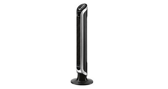 Ventilateur colonne sur pied avec minuterie 40w gris noir