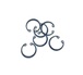 Circlips Intérieurs DIN 472 - Diamètre 72 Mm - Lot De 2 Pièces Pour Montage Mécanique
