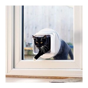 Chatière Sureflap Chatiere Connect a puce electronique + Hub - iDSCFWTB1 - Blanc | Darty sureflap chatière connect à puce électronique hub