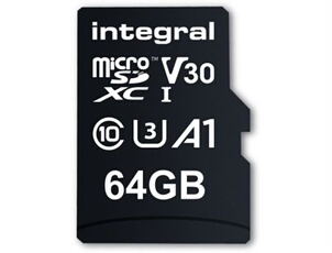 UltimaPro - Carte mémoire flash (adaptateur microSDXC vers SD inclus(e)) - 64 Go - A1 / Video Class V30 / UHS Class 3 / Class10 - microSDXC UHS-I