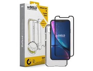 Defend - Coque de protection pour téléphone portable - transparent - pour Apple iPhone XR