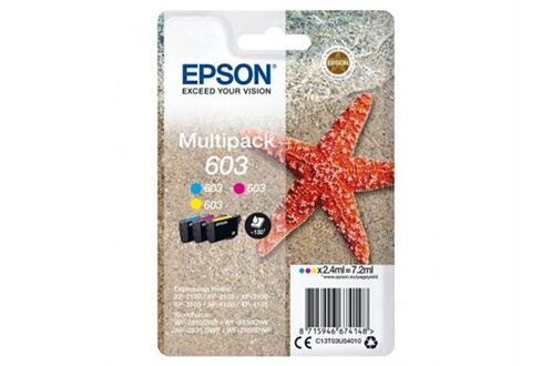 Cartouche d'encre Epson 603 Multipack - Pack de 3 - jaune, cyan, magenta -  original - blister - cartouche d'encre - pour Expression Home XP-2150,  2155, 3150, 3155, 4150