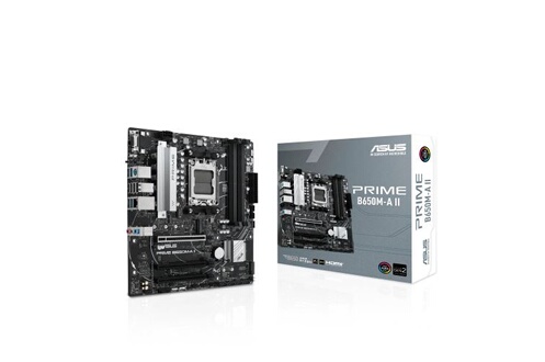 Carte mère Asus Carte Mere Prime B650M-A II 90MB1EH0-M0EAY0 AM5 AMD B650  DDR5 Micro-ATX Noir
