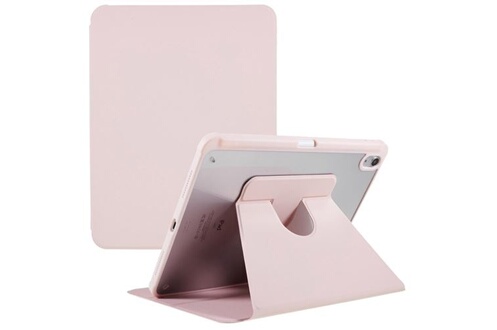 Housse Tablette GENERIQUE Etui en PU + TPU anti-chocs avec béquille  rotative pour votre iPad Air (2020)/(2022) - rose