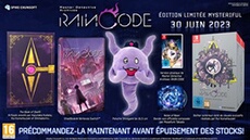 Master Detective Archives : Rain Code Edition Limitée Mysteriful (Jeu + Artbook The Book of Death + SteelBook + Peluche Shinigami + CD Bande-son