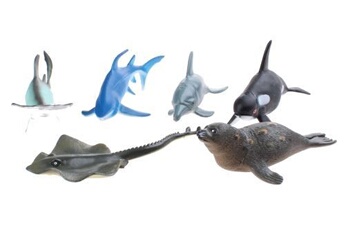 autres jeux d'éveil johntoy animaux de l'océan animal world 6 pièces
