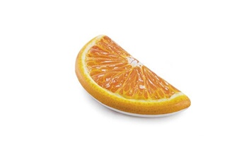 bouée et matelas gonflable intex - matelas gonflable orange - l. 178 cm - orange