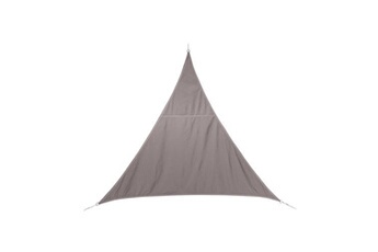Hespéride - Voile d'ombrage triangulaire Curacao - 3 x 3 x 3 m - Taupe