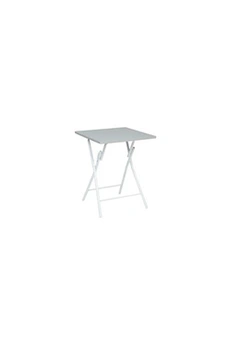 table de jardin five simply smart table pliante - 60 x 60 cm - gris