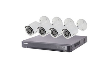 Kit sécurité pour la maison Hikvision Kit vidéo surveillance Turbo HD 4 caméras bullet