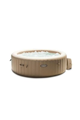 Sauna traditionnel Intex Spa gonflable Pure Spa Sahara 4 places Beige