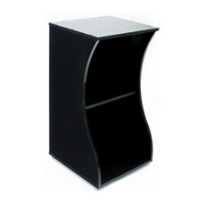 support pour aquarium flex 57 l - noir