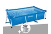 Intex Pack piscine tubulaire rectangulaire 3,00 x 2,00 x 0,75 m + Filtration à cartouche photo 1