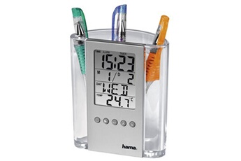 Station météo Hama Thermomètre LCD et porte-crayon