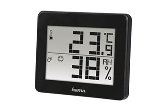 Station météo Hama Thermomètre/hygromètre TH-130, noir
