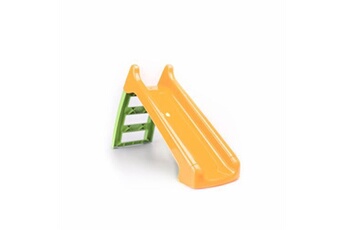 autre jeu de plein air sweeek petit toboggan avec connexion à eau orange et vert 120 cm - toboggan premier âge léo