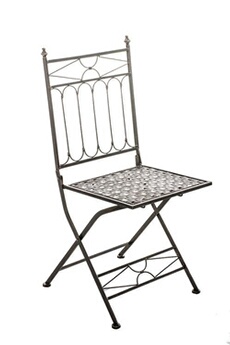chaise de jardin generique chaise de jardin pliable asina , bronze