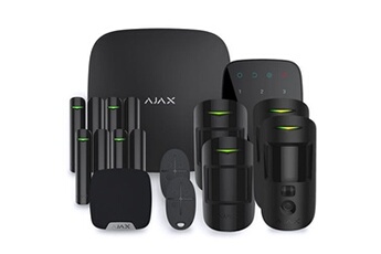 Kit sécurité pour la maison Ajax Alarme maison Hub 2 Noir - Kit 4