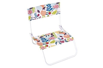 chaise de jardin the home deco factory - chaise de plage pliante pep's - multicolor - peps