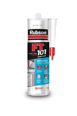 Silicone Rubson Mastic FT 101 sanitaire - blanc - cartouche de 280