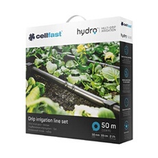 Ensemble de système d'irrigation goutte-à-goutte résistant aux UV et aux produits chimiques Hydro Tuyau d'égouttement de 50 m