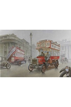 maquette roden type b bus, lgoc, london, early 1914 - 1:72e -