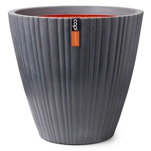 Capi Pot Cache-pots Capi Pot à fleurs Urban Tube conique 55x52 cm Gris foncé | Darty