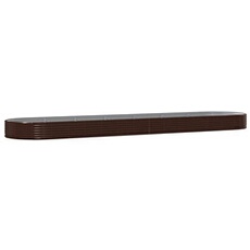 Vidaxl Marron Lit Surélevé De Jardin Acier Enduit De Poudre