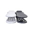 Venteo Organisateur Chaussures - Rangement Empilable Noir | Lot 16 Compartiments Pour Placard/Étagère - Jusqu'à 16 Paires