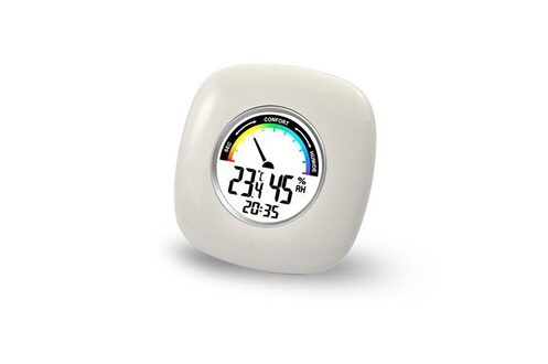 Baromètre et Barographe La Crosse Technology - WT139 Petit Thermo / Hygro  avec indicateur de confort - Blanc
