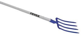 Fourche De Jardin 3 Dents Acier Inoxydable 30,5 Cm - Poignée Ergonomique Bicolore