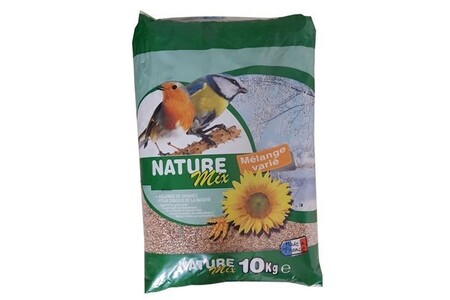 Nourriture pour oiseaux Aime Nature Mix Melange de graines - Pour oiseau de la nature - 10kg