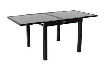 table de jardin aluminium extensible porto 8 - phoenix - noir