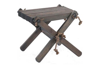 table de jardin ecofurn - repose pieds table basse lilly pin gris
