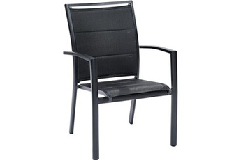 fauteuil de jardin wilsa garden - fauteuil de jardin modulo noir