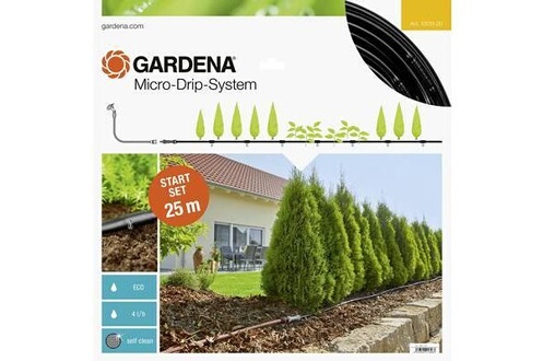 Gardena Kit de démarrage pour rangée de plantation M Micro-Drip System 13011-20 Ø 13 mm (1/2) 25 m