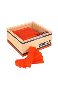 autres jeux de construction kapla coffret 40 planchettes orange