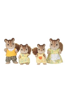 figurine pour enfant sylvanian families 5 figurines famille ecureuil roux