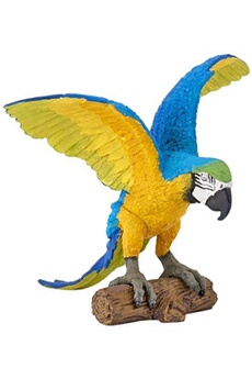 figurine pour enfant papo figurine perroquet ara bleu