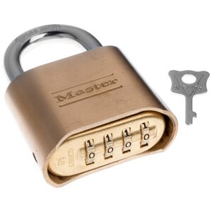 Master Lock 1175D – Cadenas à Combinaison Pro Series En Laiton 57 Mm – Réinitialisable 4 Chiffres – Sécurité Maximale
