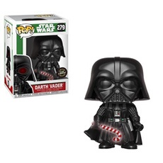 Figurine à tête branlante Pop Star Wars Darth Vader Holiday