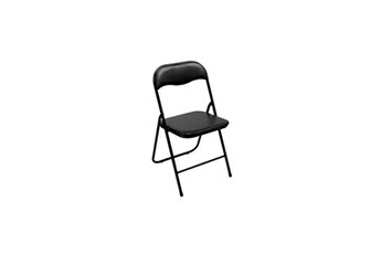 chaise de jardin velleman chaise pliante noir