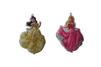 Princesse Aurore et Belle décoration murale 3D Disney enfant, stickers tableau -