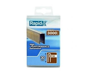 Lot De 5000 Agrafes Galvanisées Rapid Strong 21/4