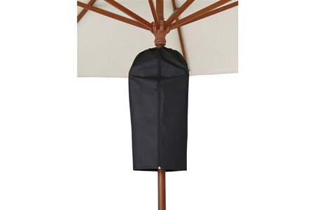 Appareil de chauffage extérieur FAVEX - Housse pour parasol électrique Bari 3 têtes - Protection UV - Anti-Vieillissement - Noir - 50 cm haut.