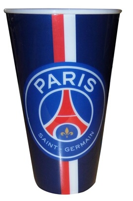 Accessoires de football Psg Gobelet - Paris Saint Germain - En plastique -  Contenance: 550 ml