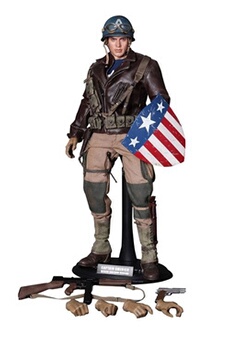 Figurine de collection Hot toys Figurine MMS180 - Marvel Comics - Captain America : The First Avenger - Captain America Rescue Uniform Version