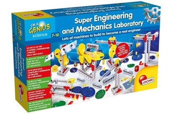 autres jeux de construction lisciani laboratoire d'ingénierie et mécanique - multicolore