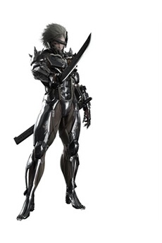 Figurine de collection Hot toys Figurine VGM17 - Metal Gear Rising : Revengeance - Raiden Deluxe Version