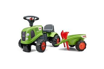 Autres jeux de construction Falk - Porteur tracteur enfant avec remorque pelle et rateau Claas
